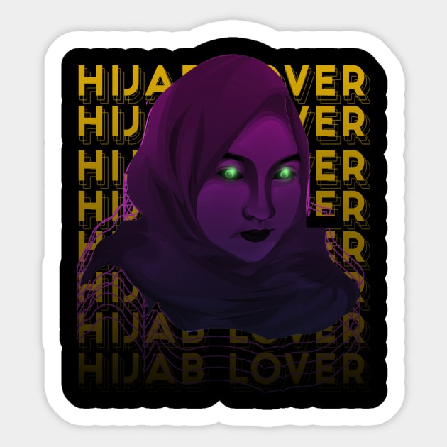 Hijab Urban Streetwear Design Sticker by clairvoyant